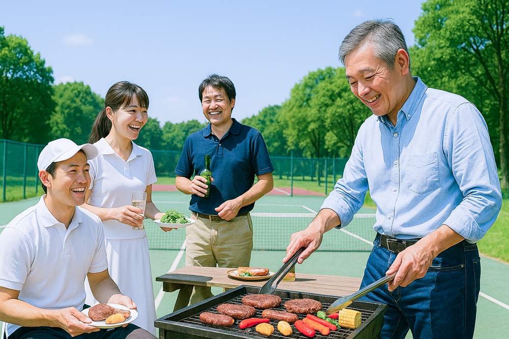 更科テニスヴィレッジ 法人会員 BBQ
